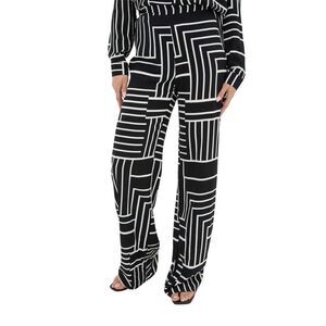 I Saw It First Womens/Ladies Crepe Wide Leg Pants / Black